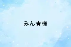 みん★様　専用ページ
