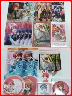 アイドリッシュセブン　七瀬陸　アイナナ　缶バッジ　ウエハース　ベビコミュ　メタカ