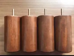 無印良品　ベッド脚　12cm ブラウン　③