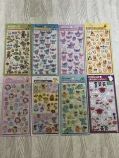 【正規品】ディズニーボンボンドロップシール8枚セット