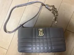BURBERRY キルティング ローラ キルティング チェーン TB ベージュ 