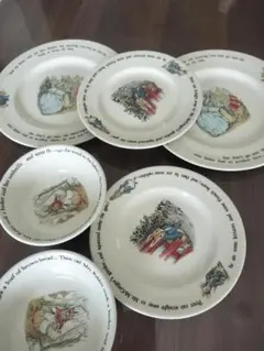 WEDGWOOD ピーターラビット 食器セット 6点　☆旧刻印のサムネイル