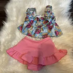 ブリーズ　スイムウェア　 90cm 花柄