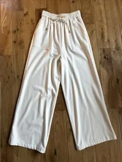 【ル・クールブラン】ワイドパンツ 裏起毛　新品未使用品