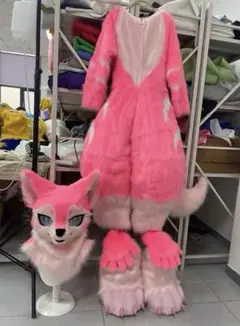 ケモノ 着ぐるみ コスプレ ファースーツ コスチューム マスク fursuit