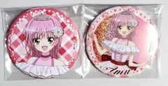 アイカツ！アニON マグネット付きバッジ 2 夏樹みくる アイカツ！ 缶バッジ グラフアートイラスト 夏樹みくる 2点セット