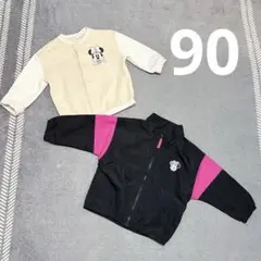 ディズニー ミニーアウター 薄手上着 ナイロンパーカー H&M バースデイ 春服