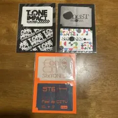 SixTONES ツアーステッカー 3枚セット