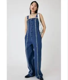 美品Bibiy デニムオールインワンMATHILDA DENIM ROMPERS - メルカリ