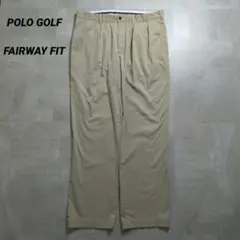 POLO GOLF Ralph Lauren2タックポロチノベージュW36ワイド