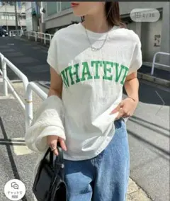 新品　and me プリント 半袖Tシャツ Mサイズのサムネイル