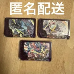 ポケモンフレンダ3枚セット　スーパートレジャー　ザシアン　リザードン