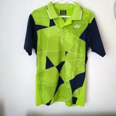 YONEX テニスウェア Mサイズ グリーン/ネイビー　メンズ
