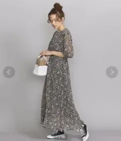 BEAUTY&YOUTH UNITEDARROWS フラワーギャザーワンピース