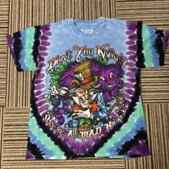 "Alice in Wonderland" Tee 古着 USA タイダイのサムネイル