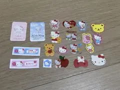 平成レトロ　キティ　フレークシール　サンリオ　シール　ハローキティ　レア