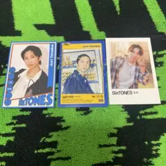 SixTONES【田中樹】特典　カード　セット