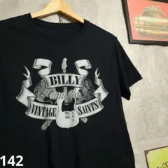 US古着 BILLY VINTAGE SAINTS バンドT 黒 M 希少