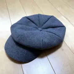 【新品未使用】キャスケット　グレー