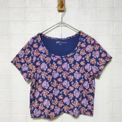 ユニクロ (XL)　ポール&ジョー　UT　花柄 半袖Tシャツ　大きいサイズ
