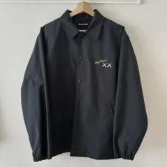 KAWS + WARHOL ブラックナイロンジャケット