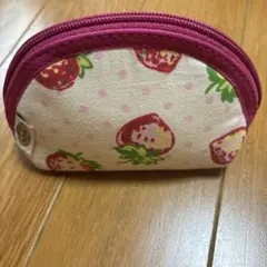 NaRaYa ナラヤ いちご柄 コインケース ポーチ