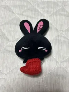 LOVE うさぎ 黒　マスコット ぬいぐるみ フリュー　大塚愛のサムネイル