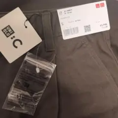 ユニクロ　バレルパンツ　ブラウン　S