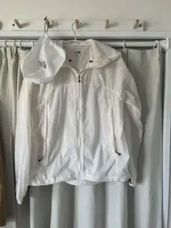 ノースフェイス　 スワローテイルフーディ レディース Ｌ　オフホワイト