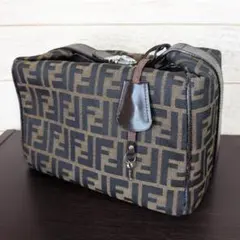 FENDI ズッカ柄 鍵付き ハンドバッグ