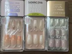 新品　DASHING DIVA ネイルチップ　マジックプレス　3個セット