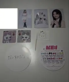 ME:I グッズ　まとめ　トレカ　コースター　特恋ミルク　コラボカフェ