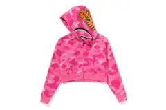 A BATHING APE Shark Hoodie Pink Camoのサムネイル