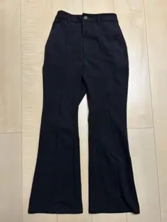 GU ブラック フレアパンツ S