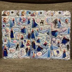 ②アナ雪 アナと雪の女王 ディズニー エルサ ぷっくり立体ステッカー 4点セット