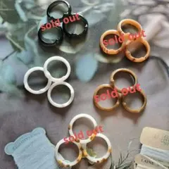 【ハンドメイド】レジン猫リング(再販)