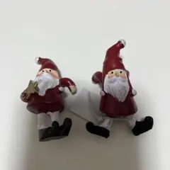 サンタ　フィギュア　2個セット　ひっかけサンタ