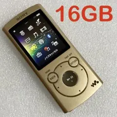 美品】 SONY ウォークマン NW-S765 ゴールド スピーカー付きセット