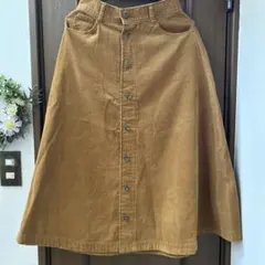 niko and コーデュロイ　ロングスカートL