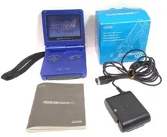 ★動作品★ゲームボーイアドバンスSP アズライトブルー　箱、説明書、充電器付属