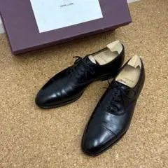 d*様 ジョンロブ　フィリップ２　６．５E　黒　プレステージライン d*様 ジョンロブフィリップ26．5E黒プレステージライン