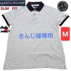 TOMMY HILFIGER スリムフィットポロシャツ M