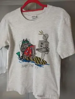 クリバンキャット クレイジーTシャツ サーフネットUSA製 Sサイズ 美品のサムネイル