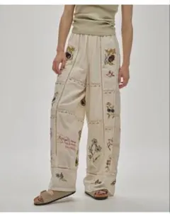 TODAYFUL Embroidery Patchwork Trousers