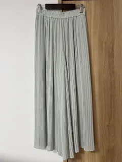 シフォンプリーツスカートパンツ
