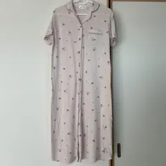 マタニティパジャマ　半袖ワンピース