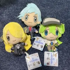 ポケマスＥＸ　ぬいぐるみ　ダイゴ　Ｎ　シロナ　全３種　コンプリートセット