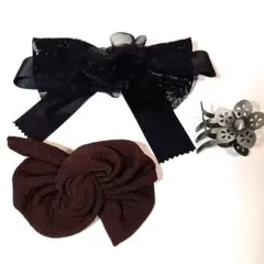 リボン　髪飾り　バンスクリップ　髪止め　まとめ売り