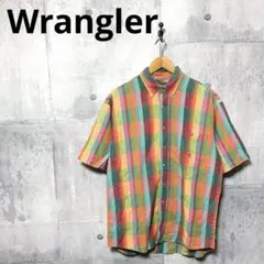 Wrangler 20X ラングラー メンズ ボタンダウンチェックシャツ Lのサムネイル