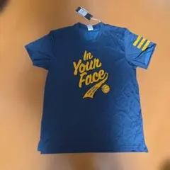 adidas Tシャツ 3XOサイズ ネイビー バスケットボール